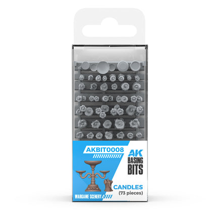 AK Interactive Basing Bits: Candles (73 Pieces)