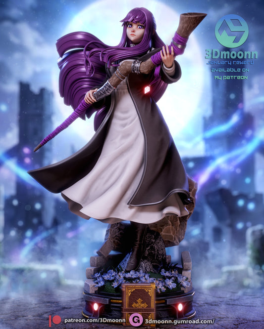 Fern Frieren Beyond Journey’s End 1:6 scale collectible figure full body front view mage staff flowing hair