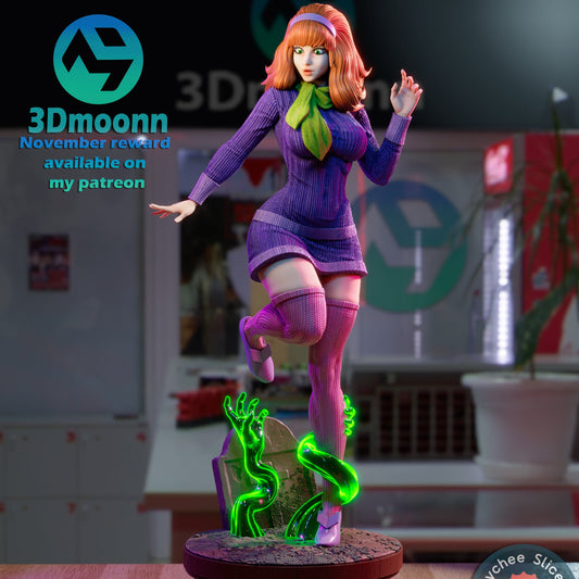 Daphne (Adult) - Scooby Doo (SFW/NSFW 18+ Only) - 1:6 Scale