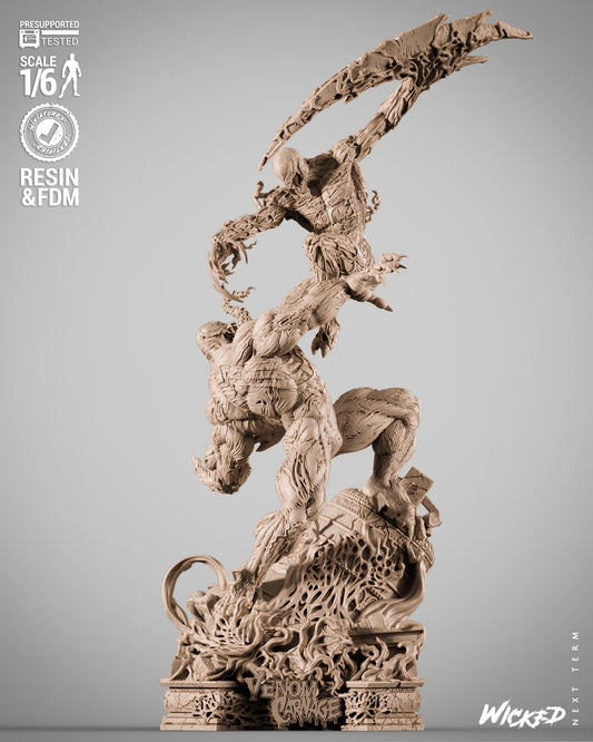 Venom X Carnage - Marvel Comics - 1:6 & 1:12 Scale Dioramas
