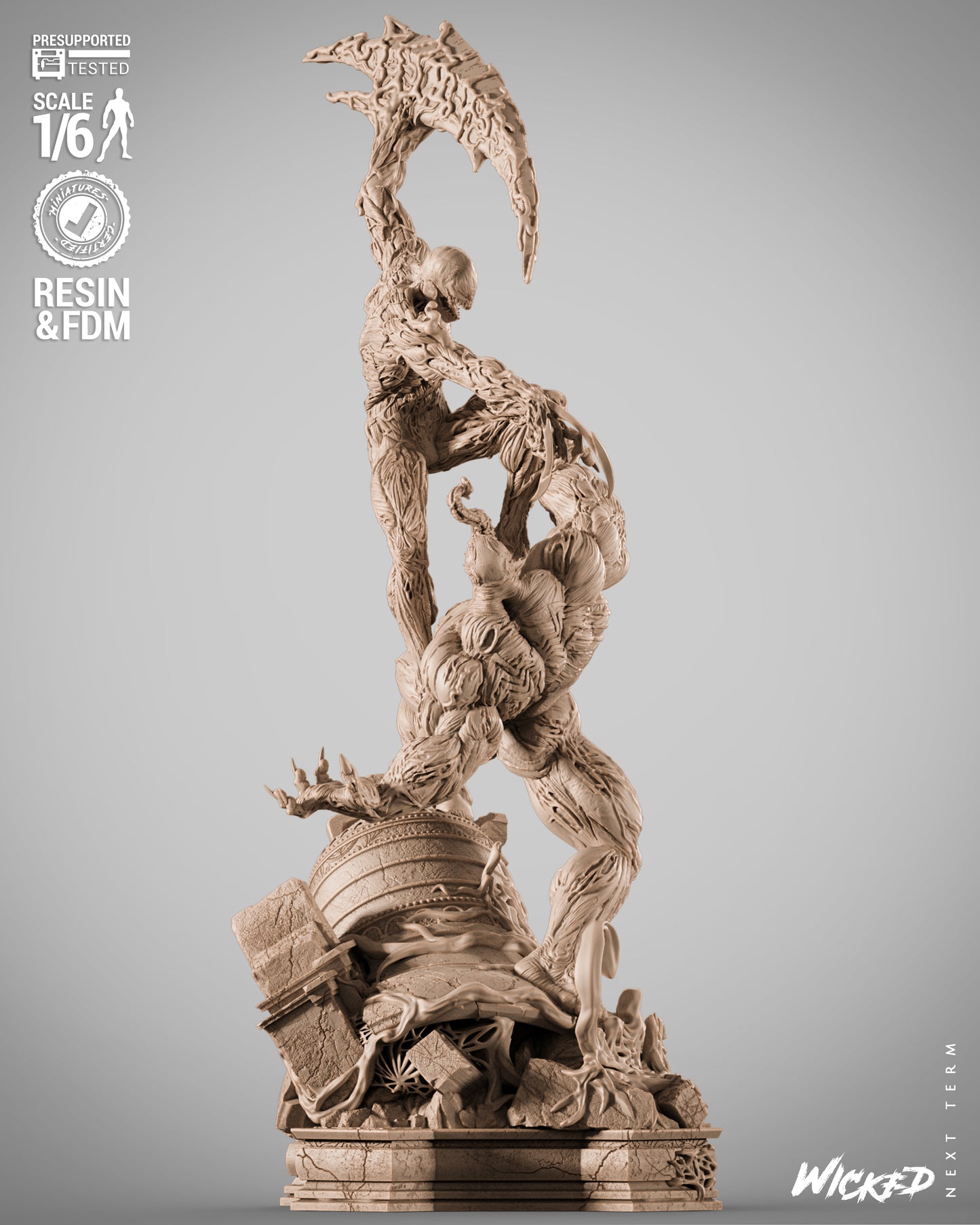 Venom X Carnage - Marvel Comics - 1:6 & 1:12 Scale Dioramas