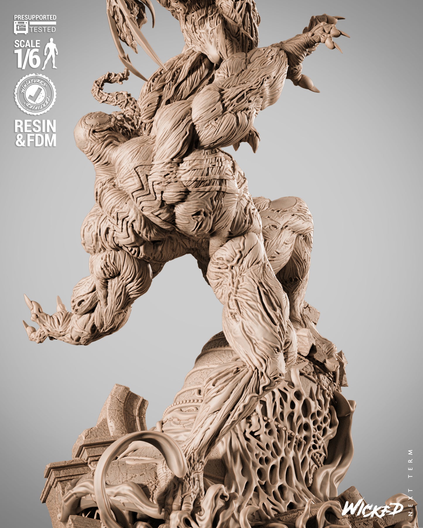 Venom X Carnage - Marvel Comics - 1:6 & 1:12 Scale Dioramas