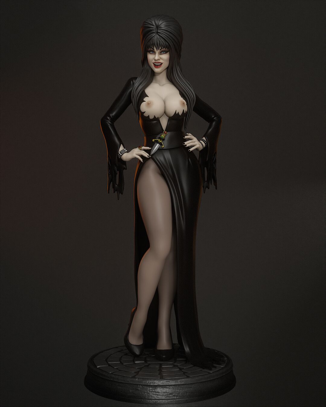 Elvira - Mistress of the Dark (SFW/NSFW 18+ Only) - 1:4 Scale