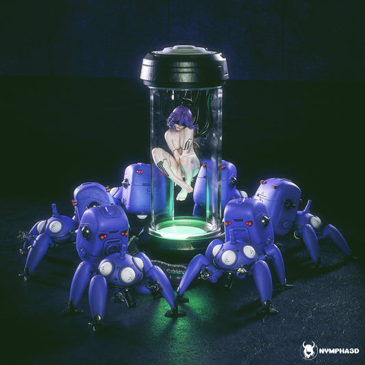 Motoko Kusanagi - Ghost in the Shell (SFW/NSFW 18+ Only) - 1:4 Scale Figure