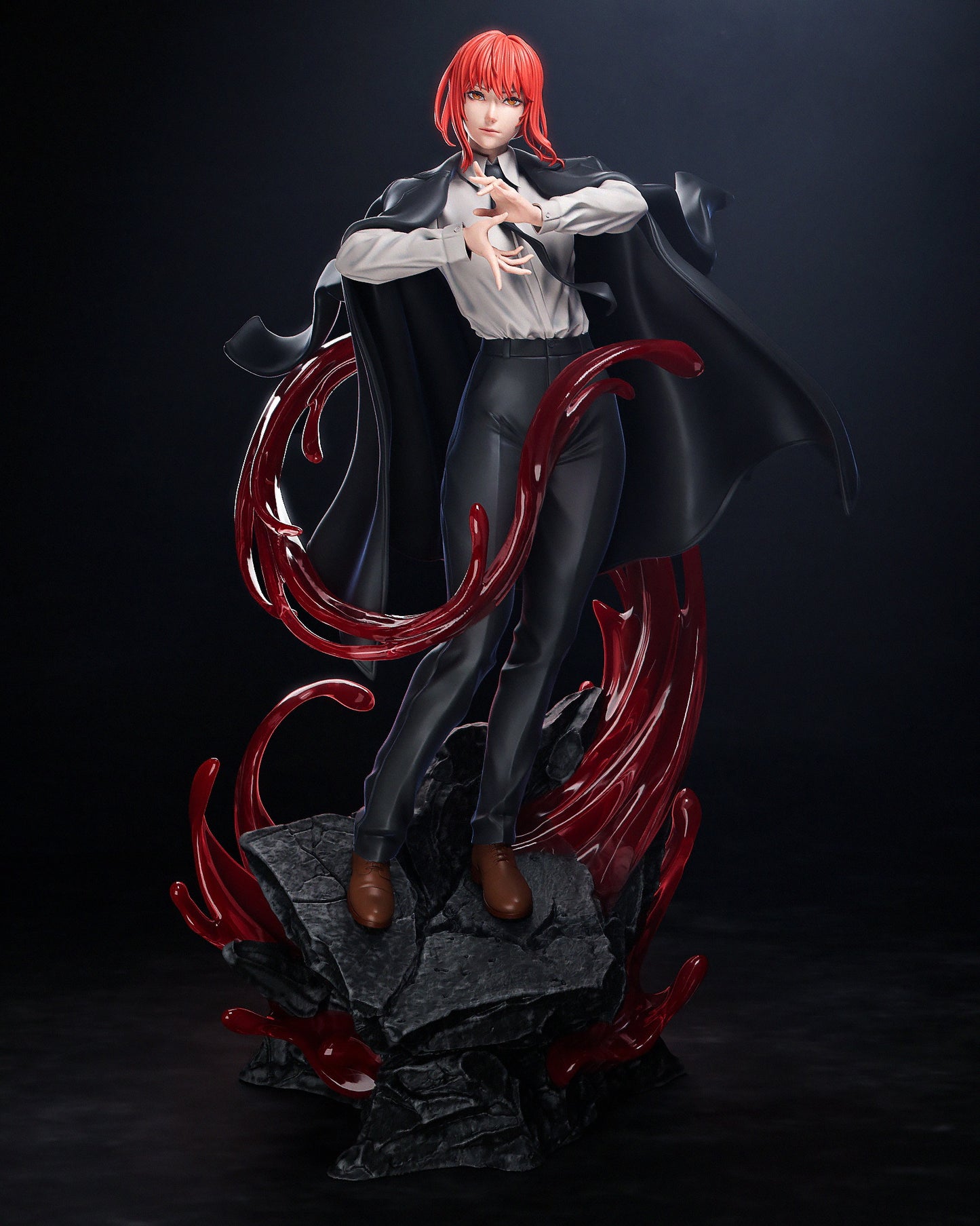 Makima Chainsaw Man 1:6 scale figure standing pose with flowing coat and control devil effects