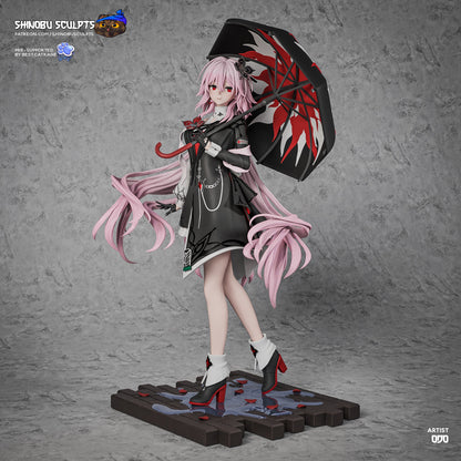 Everknight Honkai Star Rail painted collectible figure full body anime character with umbrella