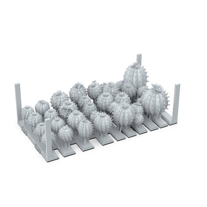 AK Interactive Basing Bits: Cactus Barrel (20 Pieces)