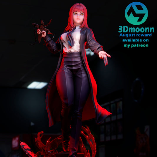 Makima - Chainsawman (SFW/NSFW 18+ Only) - 1:6 Scale Figure & Bust