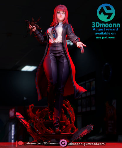 Makima - Chainsawman (SFW/NSFW 18+ Only) - 1:6 Scale Figure & Bust