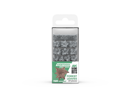 AK Interactive Basing Bits: Forest Leaves (35 Pieces)