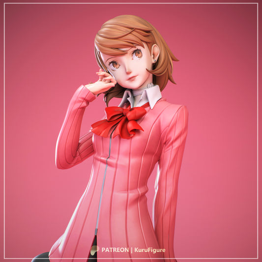 Yukari Takeba Persona 3 1:7 scale figure close up portrait face and bow detail