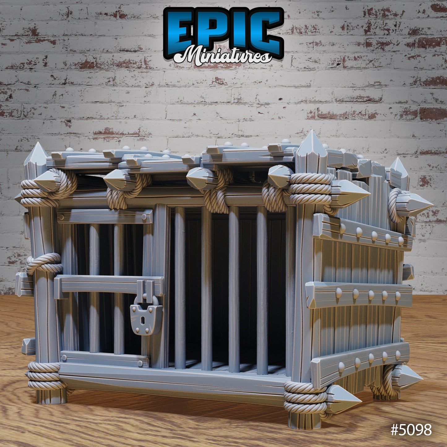 Prison Cages Terrain – Medieval Jail Cells & Wagons