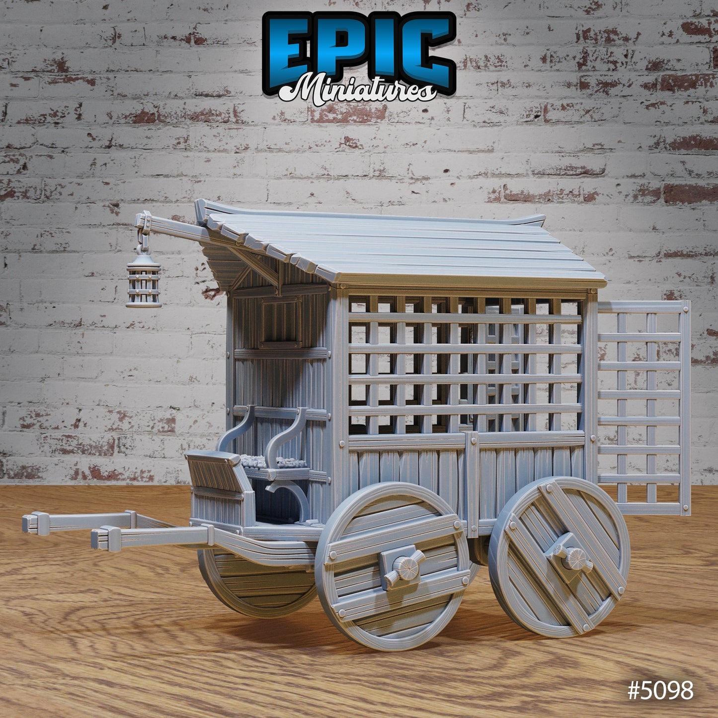 Prison Cages Terrain – Medieval Jail Cells & Wagons