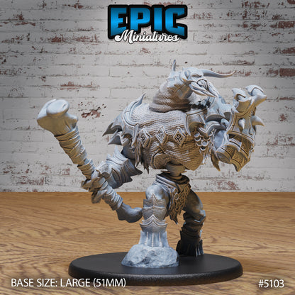 Bone Guard victory pose miniature raising a massive bone weapon triumphantly, suited for Warhammer or DnD battles.