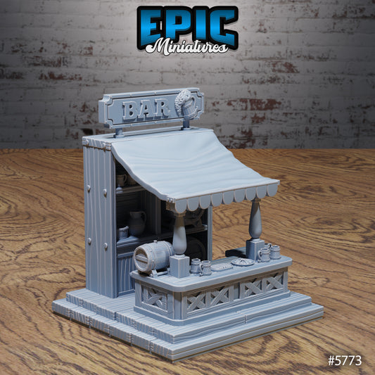 Bar Stand - Carnival Scatter Terrain / Fairground Prop