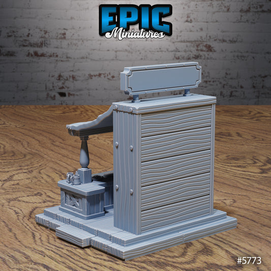 Bar Stand - Carnival Scatter Terrain / Fairground Prop