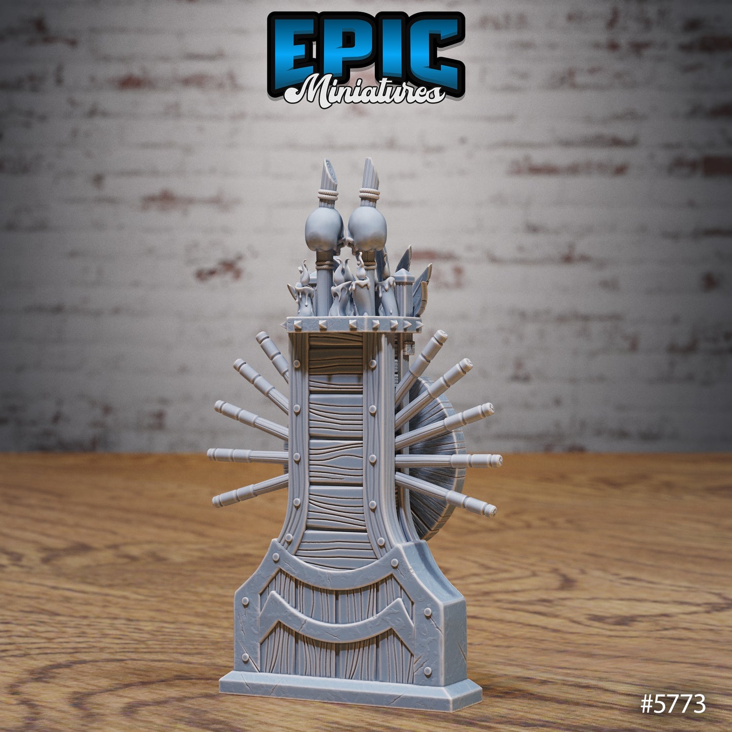 Dark Wheel of Fortune - Carnival Scatter Terrain / Fairground Prop