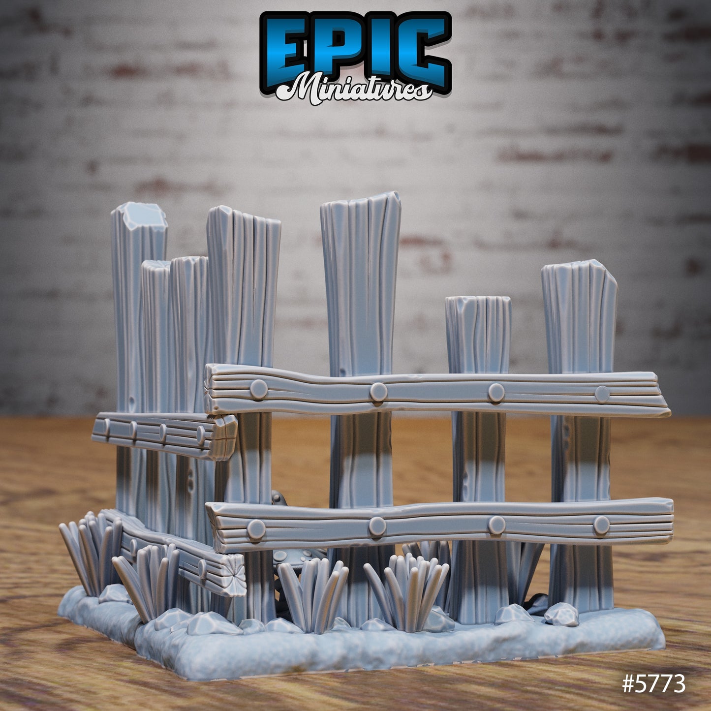 Farm Fence - Carnival Scatter Terrain / Fairground Prop