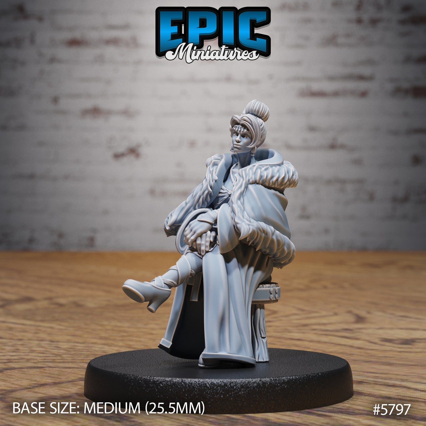 Bearded Lady – Enigmatic Performer Miniature