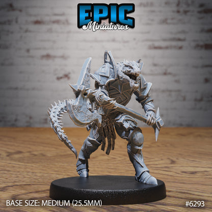 Half-Dragon Warrior – Dragonborn Fighter – Resin Tabletop Miniature