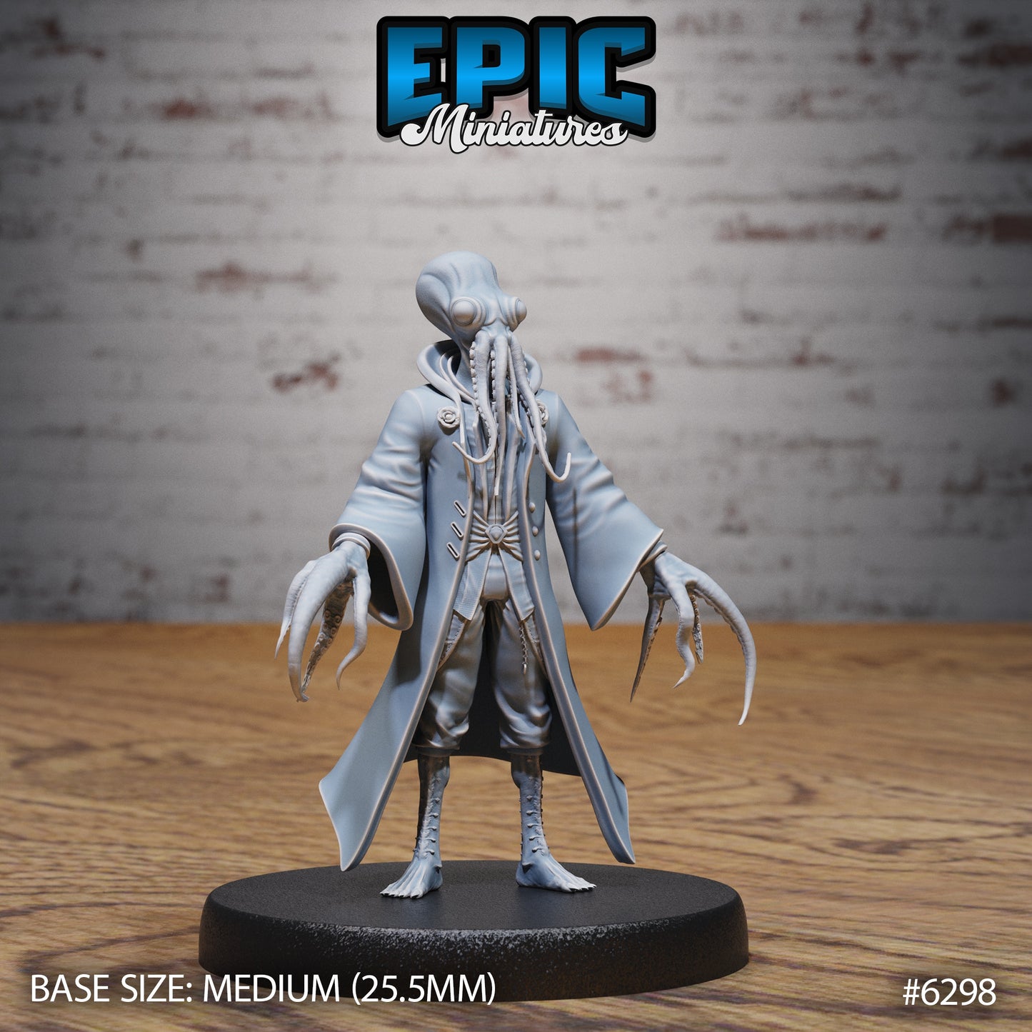 Octo Wizard – Aberration Wizard – Resin Tabletop Miniature