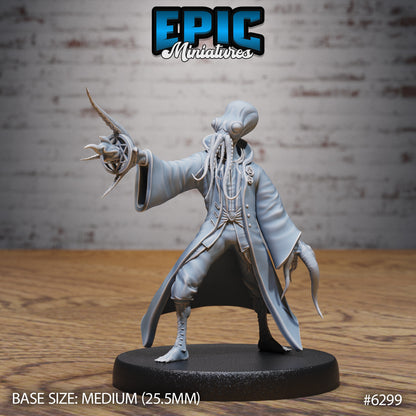 Octo Wizard – Aberration Wizard – Resin Tabletop Miniature