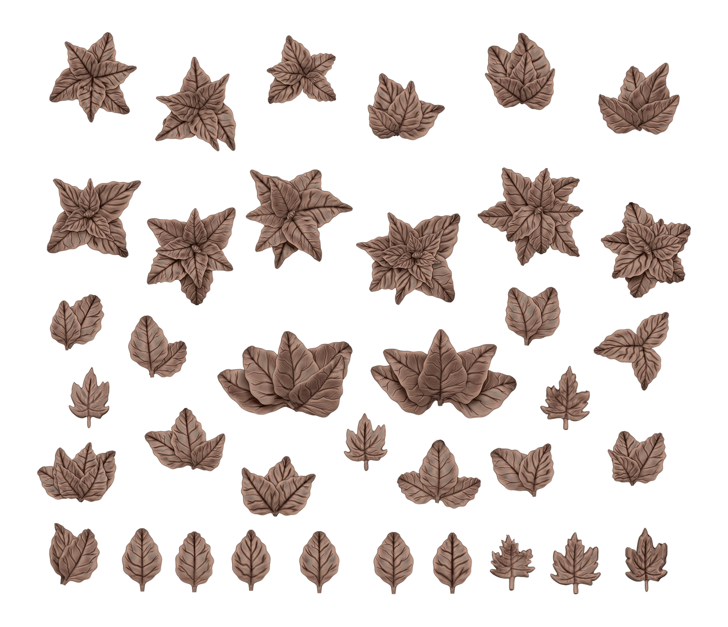 AK Interactive Basing Bits: Forest Leaves (35 Pieces)