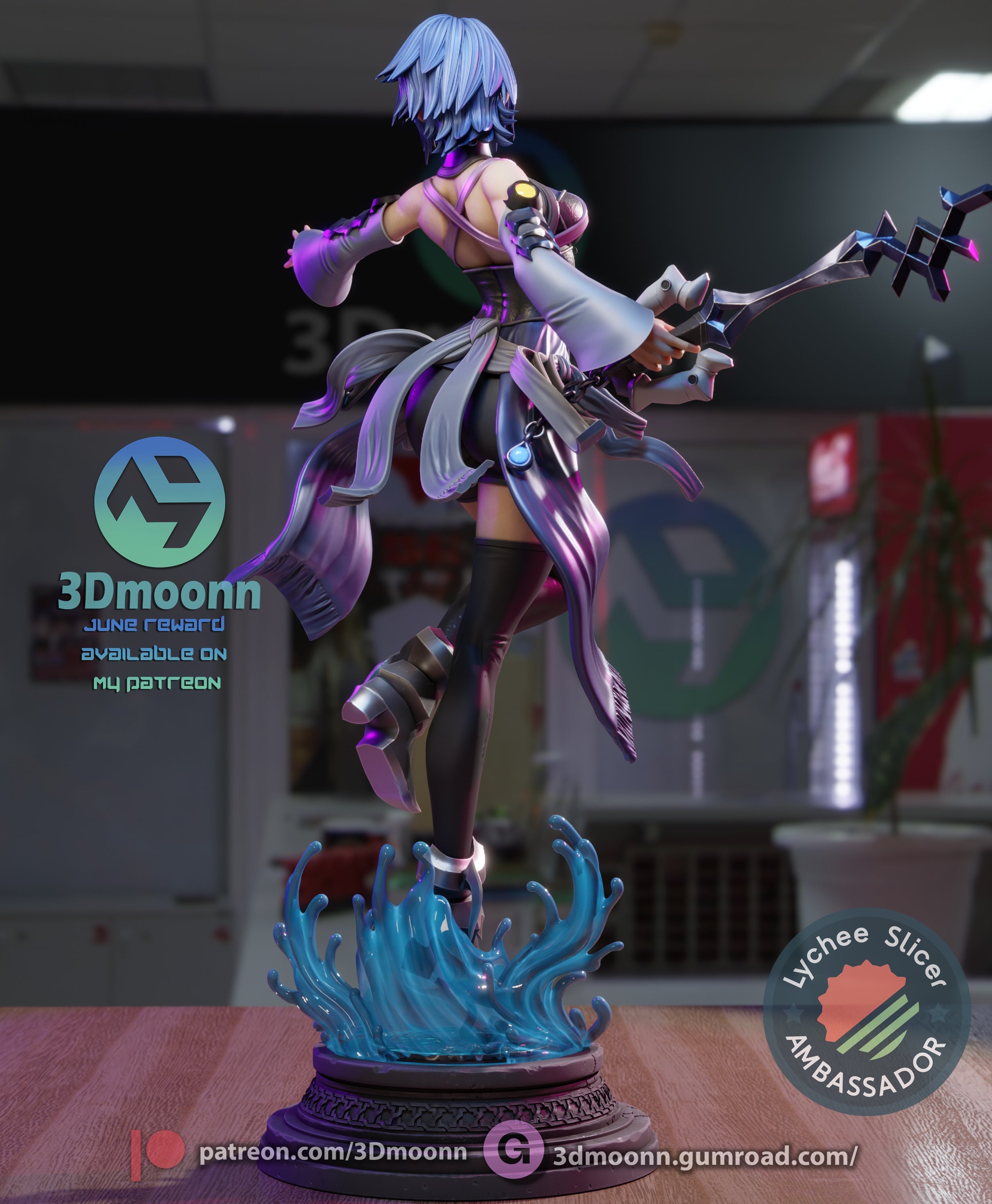 Aqua - Kingdom Hearts - 1:6 scale – Dungeon Master Minis