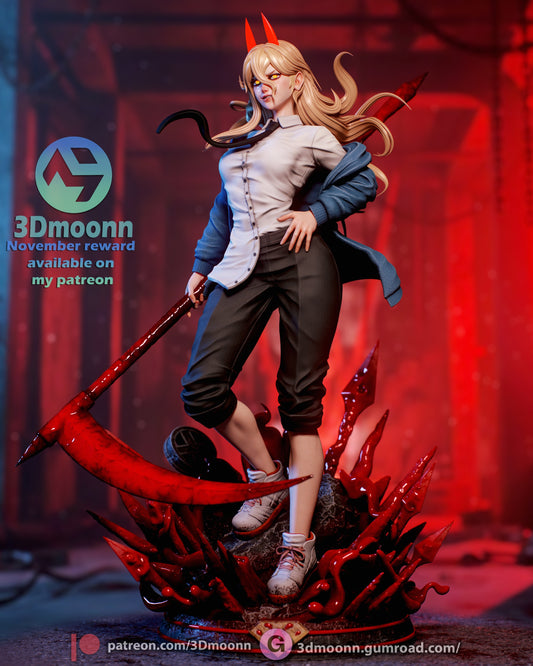 Power - Chainsawman (SFW/NSFW 18+ Only) - 1:6 Scale Figure