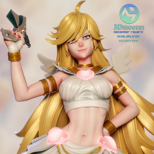 Panty Panty and Stocking with Garterbelt 1:6 scale figure close-up face hair expression