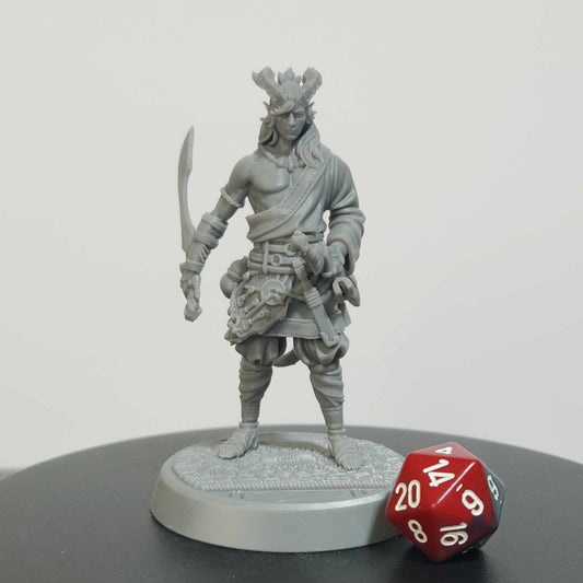 Samael, Guerriero Tiefling