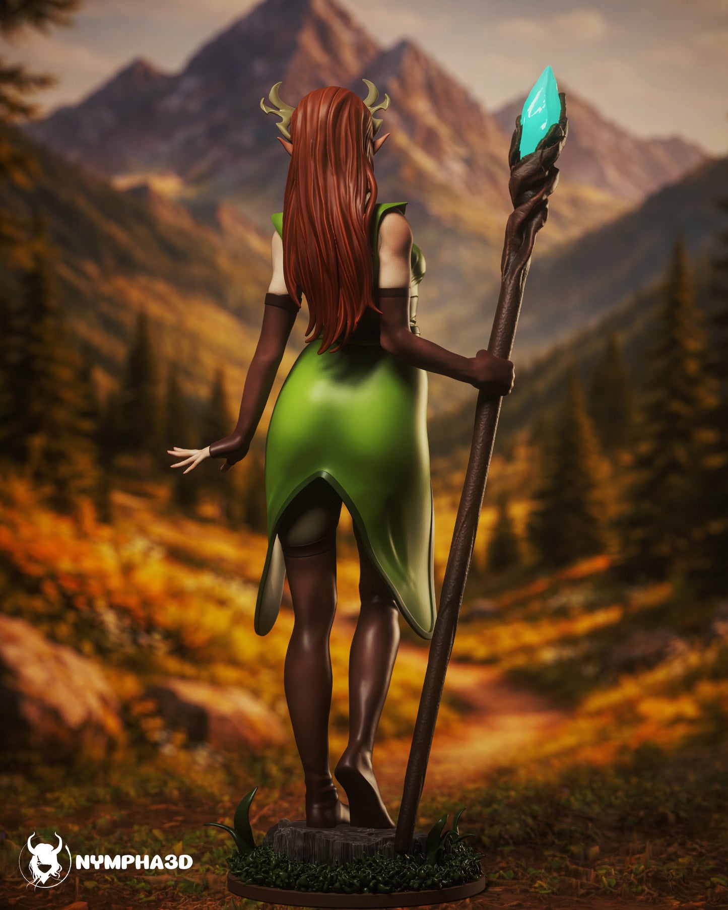 Keyleth - Critical Role / Vox Machina (SFW/NSFW 18+ Only) - 1:6 Scale & Bust Nympha3D