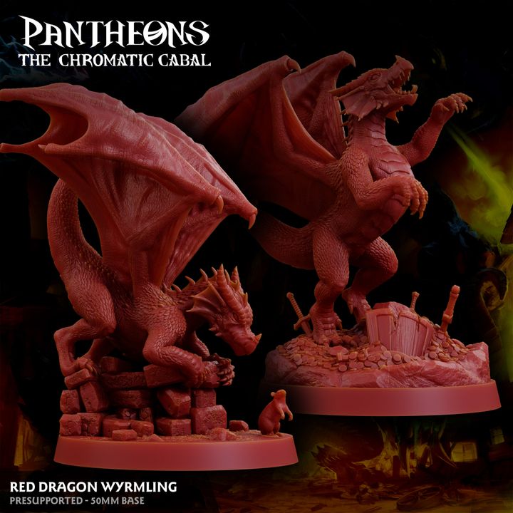 Wyrmling Red Dragon – Dungeon Master Minis