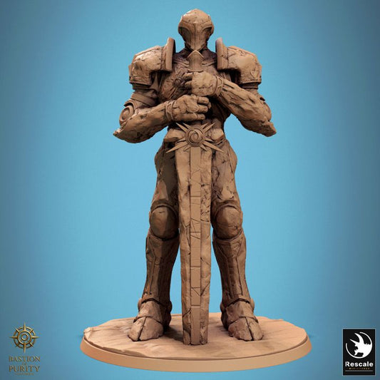 Sanctified Stoneguard - Stone Golem Miniature
