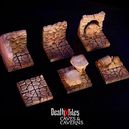 Death X Tiles - Caves & Caverns Set