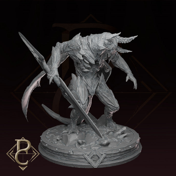 Irgren, Azghorath's Will miniature showing a demonic creature with horns, suitable for use in fantasy tabletop RPGs like Dungeons & Dragons.