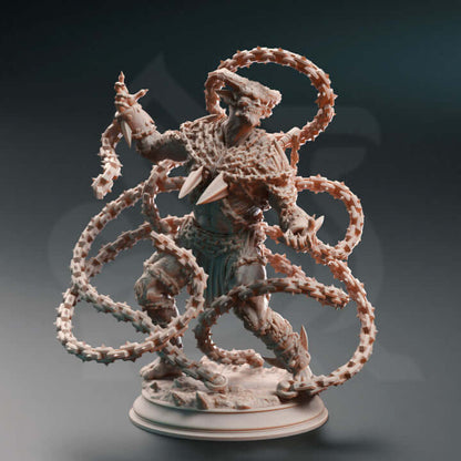 Chain Devils of the Nosmeni 3D printed miniature for Dungeons and Dragons, Pathfinder, Frostgrave, and Age of Sigmar by Devil Mini