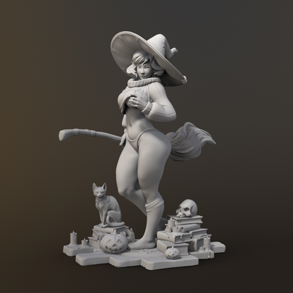 Weyra – Halloween Witch Pin-Up Miniature