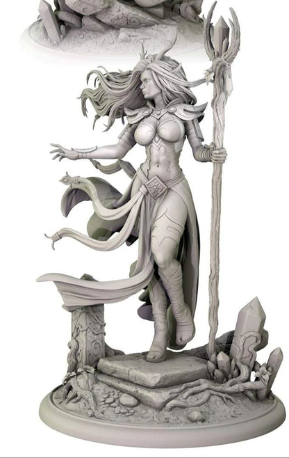 Thalindra Windbloom - Elven Sorceress (SFW/NSFW 18+) - 75mm Scale