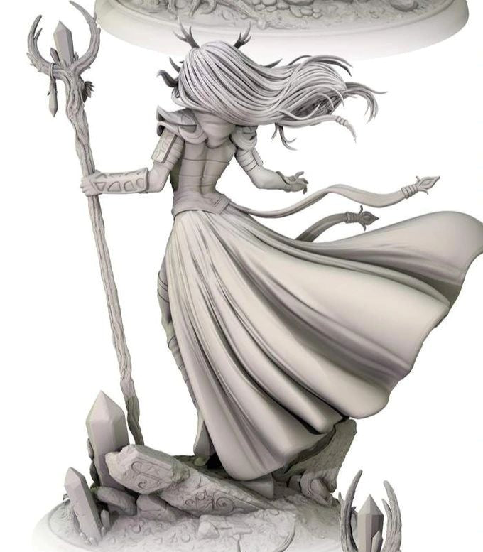 Thalindra Windbloom - Elven Sorceress (SFW/NSFW 18+) - 75mm Scale