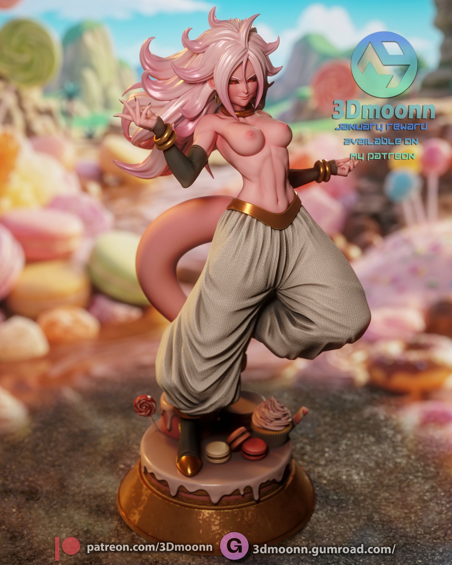 Android 21 Dragon Ball FighterZ 1:6 scale figure NSFW variant anatomy sculpted detail