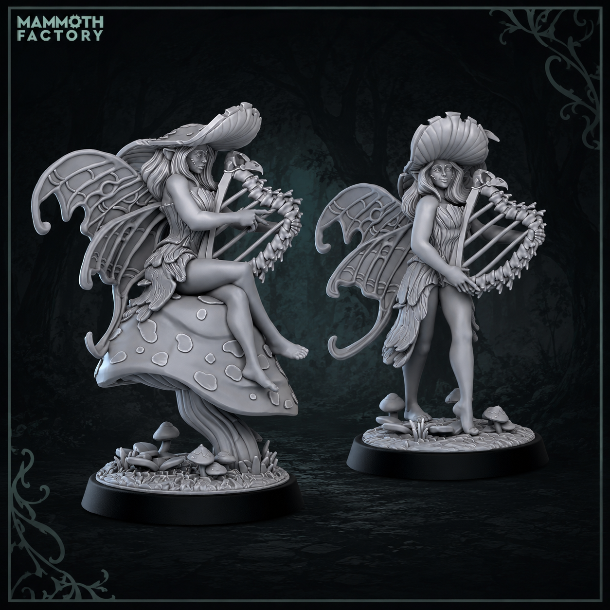 Glade Minstrel - Fateless - Resin Miniature