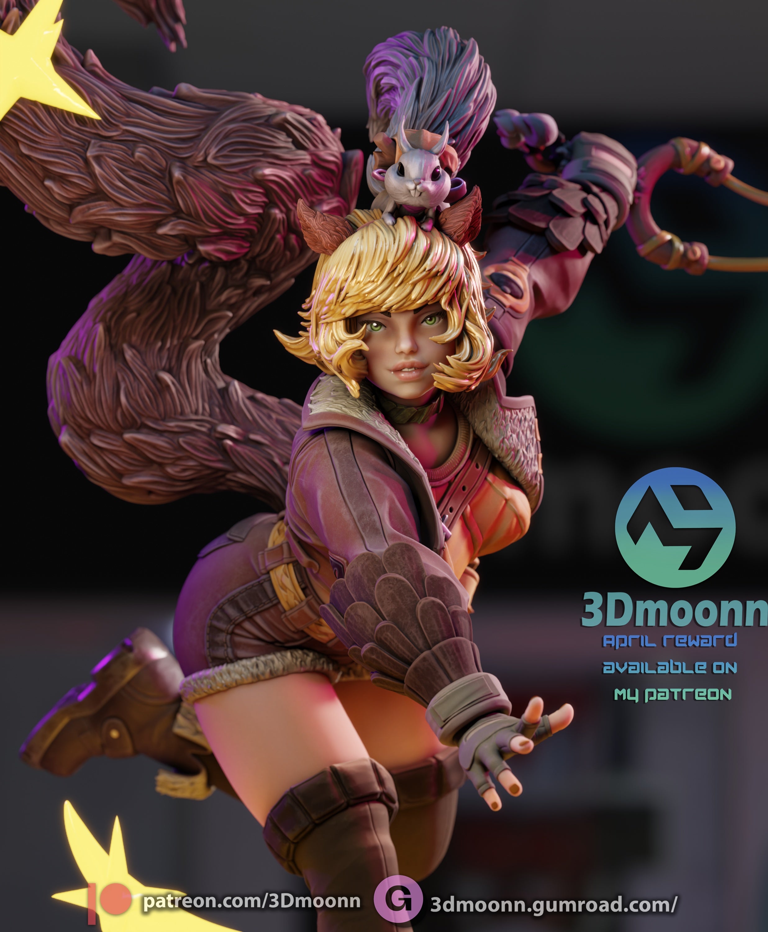 Squirrel Girl - Marvel Rivals - 1:6 Scale – Dungeon Master Minis