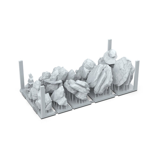 AK Interactive Basing Bits: Rocks & Tors (12 Pieces)