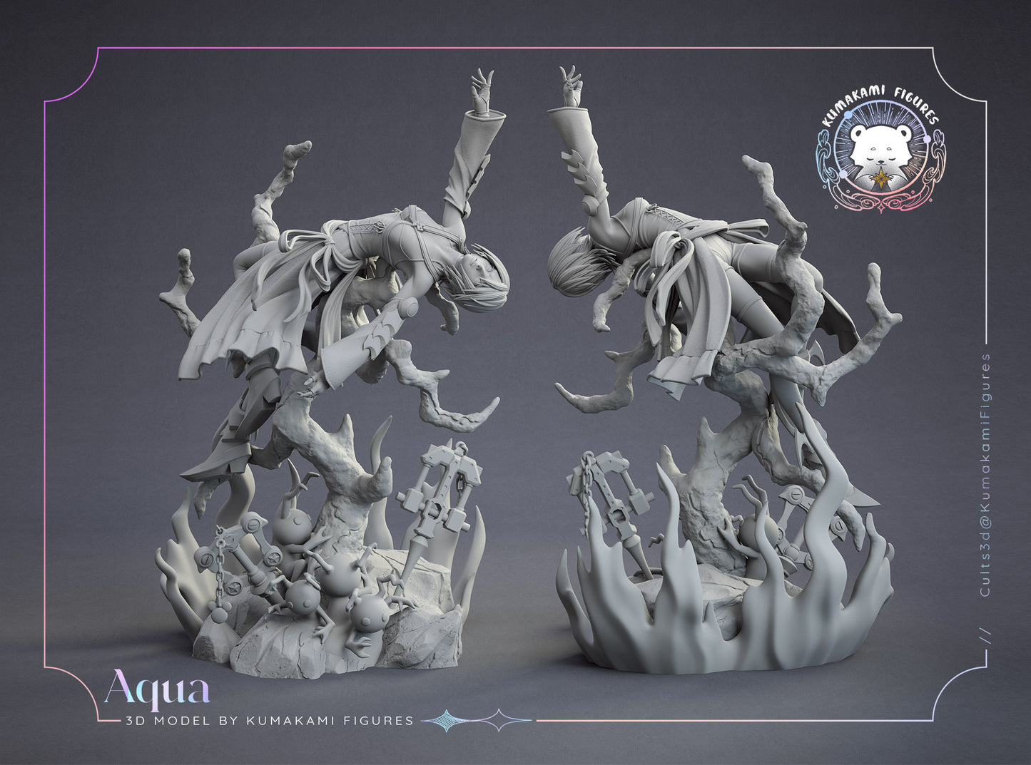 Aqua - Kingdom Hearts - 1:8 Scale Figure