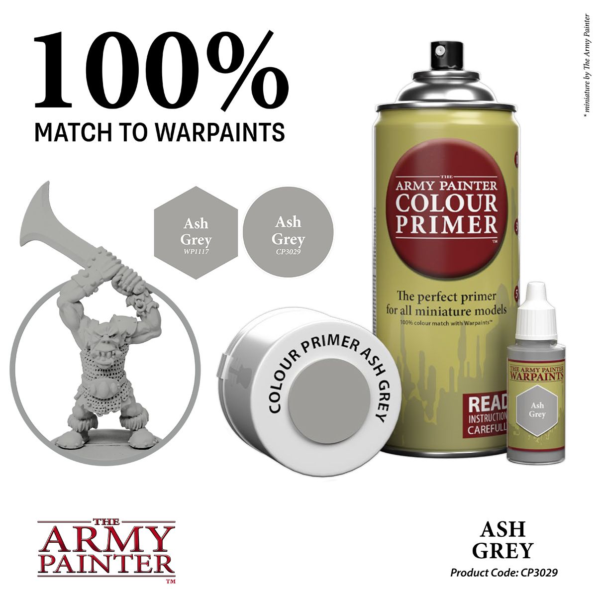 Army Painter Colour Primer: Ash Grey