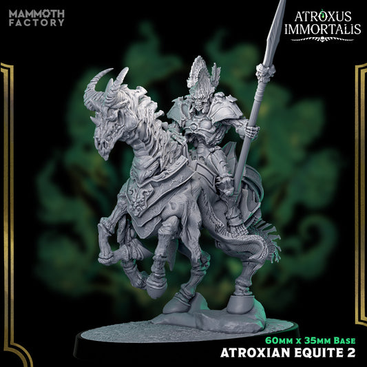 Atroxian Equite Undead Cavalry Miniatures
