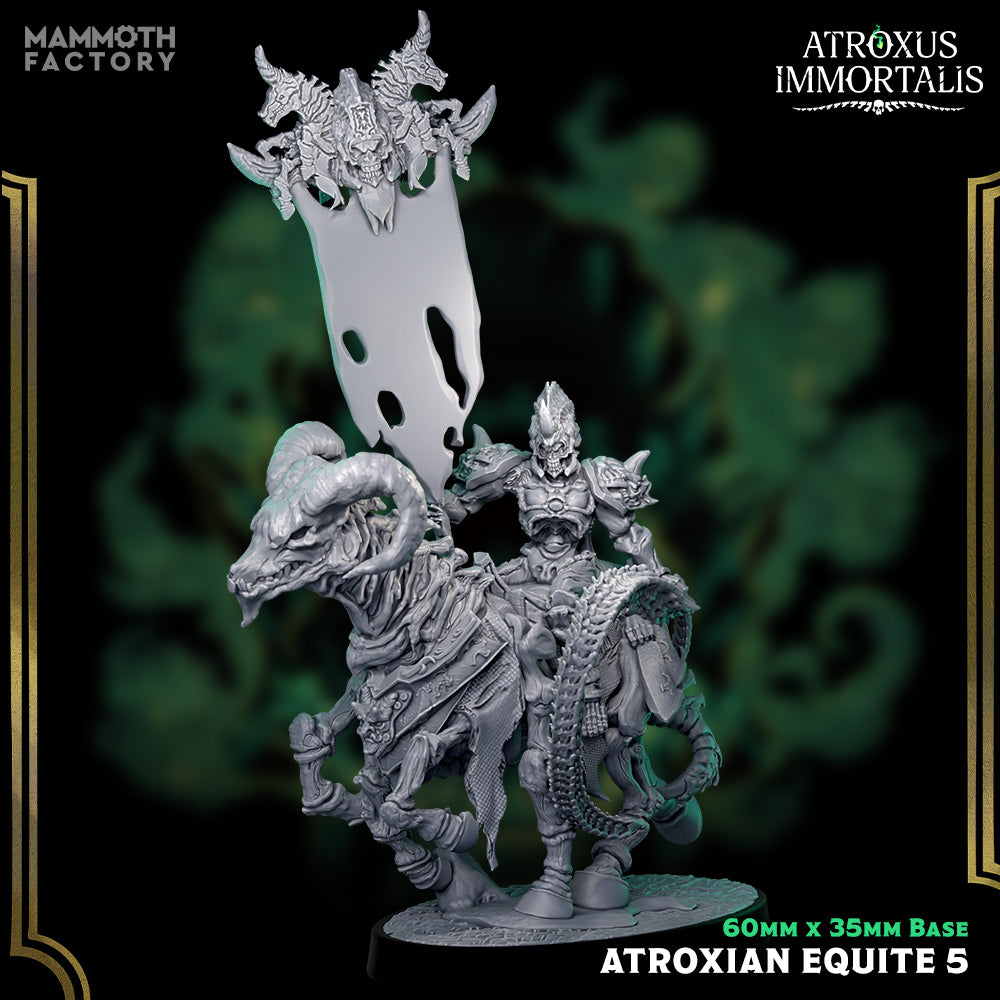 Atroxian Equite Undead Cavalry Miniatures