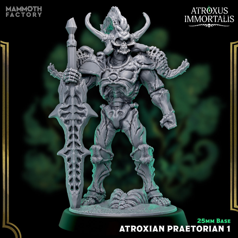 battle-worn skeletal soldier in broken helm, fantasy mini for Mork Borg and Dungeons & Dragons