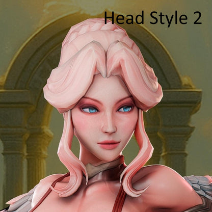 Kaelyn Radiantheart (SFW/NSFW 18+ Only) - Aasimar Fighter - 32mm, 75mm, 1:10 Scale & Bust